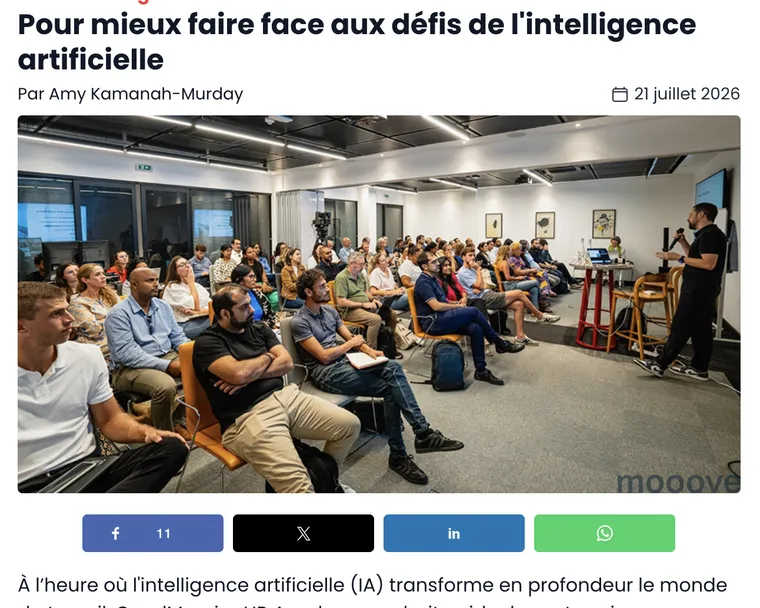 Coupure de presse : Pour mieux faire face aux défis de l'intelligence artificielle Coupure de presse : Pour mieux faire face aux défis de l'intelligence artificielle